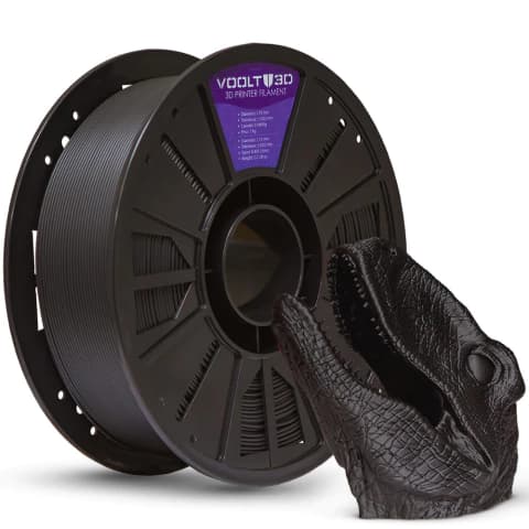 Filamento PLA Preto Velvet High Speed Premium - 1Kg